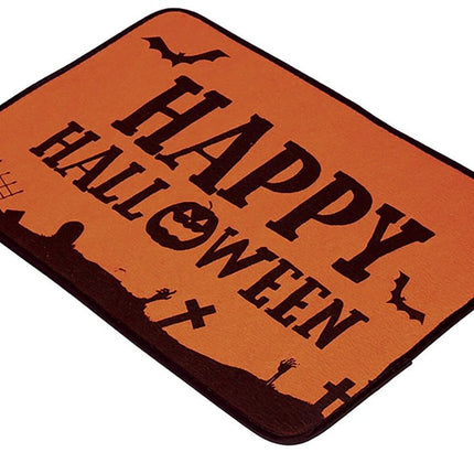 Halloween Deurmat Happy Halloween 60cm van Fiestas Guirca koop je bij Partywinkel