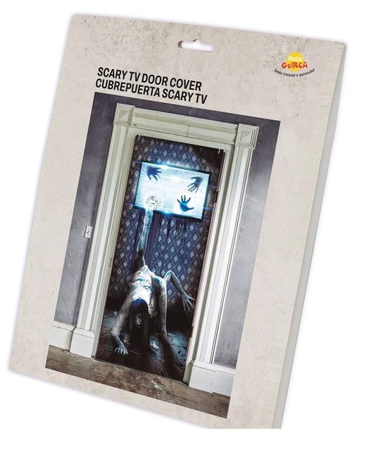 Halloween Deurposter Geest 120cm x 47cm van Fiestas Guirca koop je bij Partywinkel