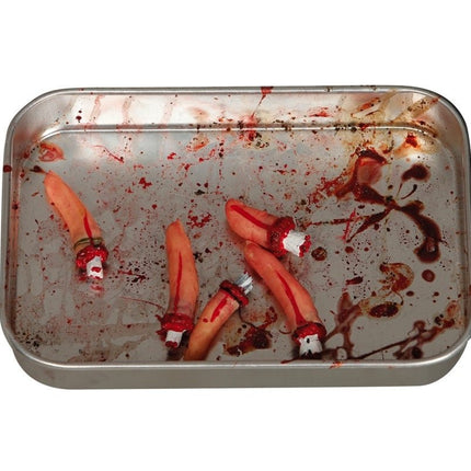Halloween Geamputeerde Vingers Set 5 delig van Fiestas Guirca koop je bij Partywinkel