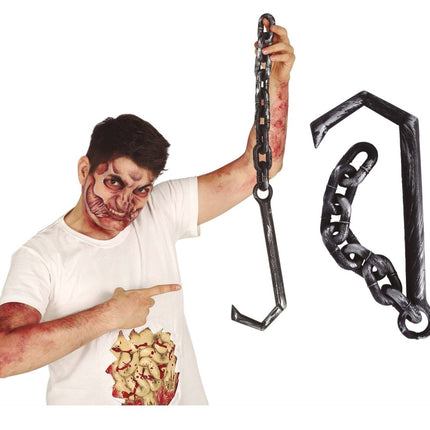 Halloween Geketende Haak 70cm van Fiestas Guirca koop je bij Partywinkel