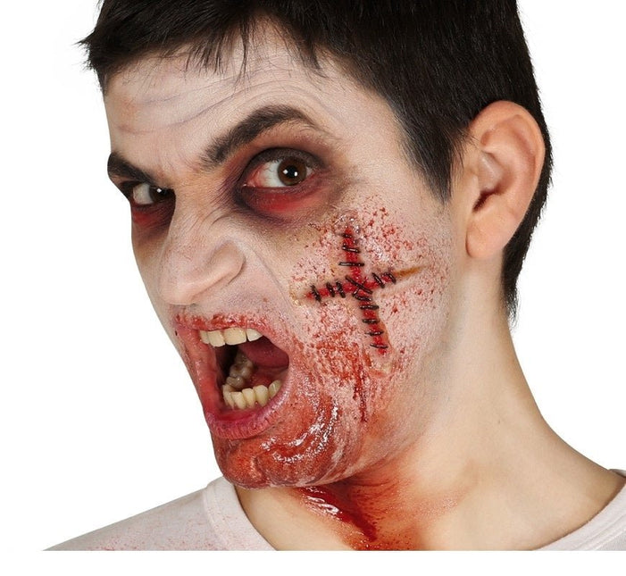 Halloween Genaaid Kruis Litteken van Fiestas Guirca koop je bij Partywinkel