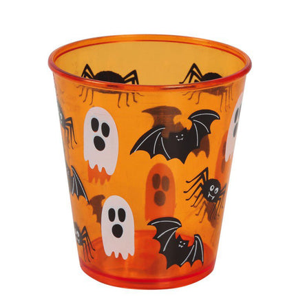 Halloween Glas Oranje 10cm van Fiestas Guirca koop je bij Partywinkel