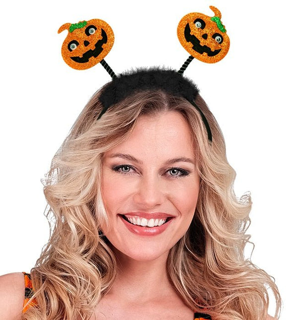 Halloween Haarband Pompoenen Oranje van Widmann koop je bij Partywinkel