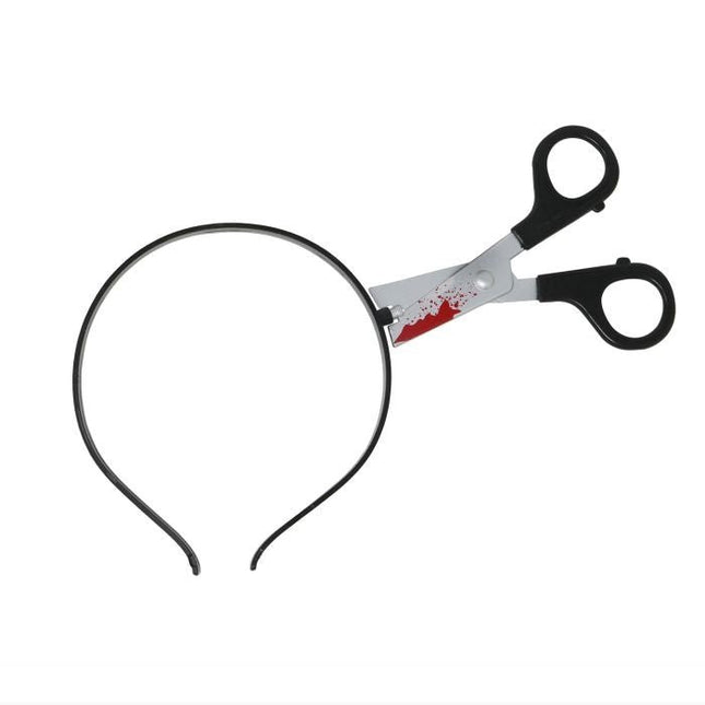 Halloween Haarband Schaar 11cm van Fiestas Guirca koop je bij Partywinkel