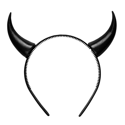 Halloween Haarband Zwart Duivel Plastic van Widmann koop je bij Partywinkel