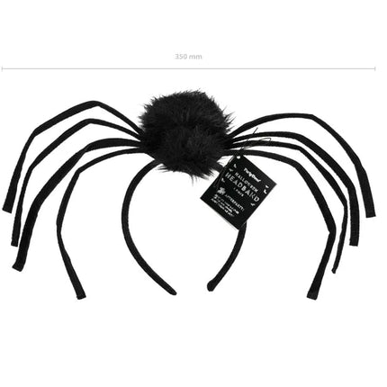 Halloween Haarband Zwart Spin van Partydeco koop je bij Partywinkel