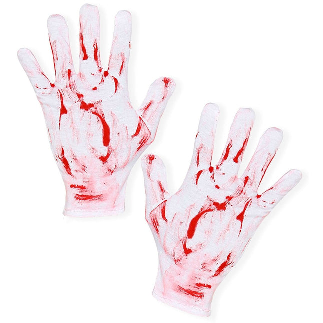 Halloween Handschoenen Bloederig van Widmann koop je bij Partywinkel