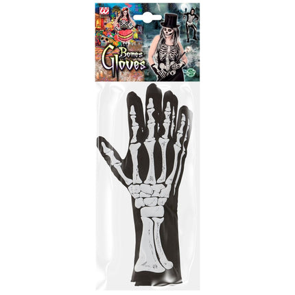 Halloween Handschoenen Skelet 35cm van Widmann koop je bij Partywinkel
