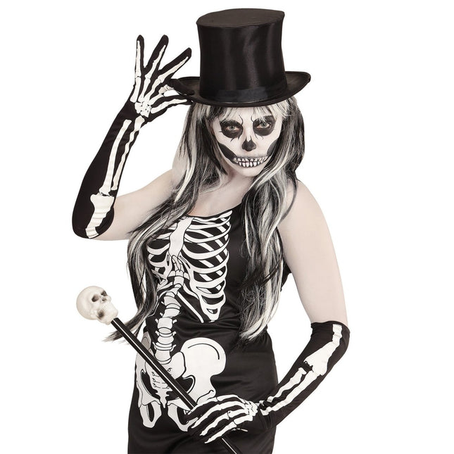 Halloween Handschoenen Skelet 50cm van Widmann koop je bij Partywinkel
