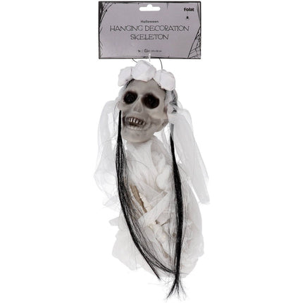 Halloween Pop Skelet Bruid Skelet 90cm van Folat koop je bij Partywinkel