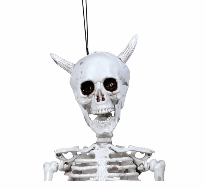 Halloween Hangdecoratie Duivel Skelet 40cm van Fiestas Guirca koop je bij Partywinkel