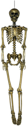 Halloween Goud Skelet 1,6m van Fiestas Guirca koop je bij Partywinkel