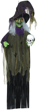 Halloween Pop Heks 1,8m van Fiestas Guirca koop je bij Partywinkel