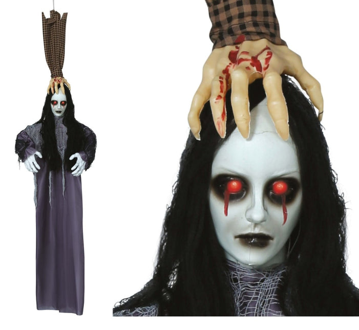 Halloween Pop Meisje Met Hand 1,50m van Fiestas Guirca koop je bij Partywinkel