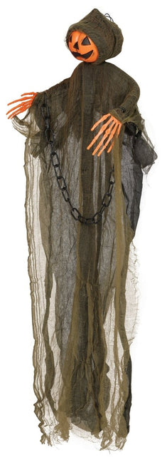 Halloween Pop Pompoen Geest 98cm van Fiestas Guirca koop je bij Partywinkel