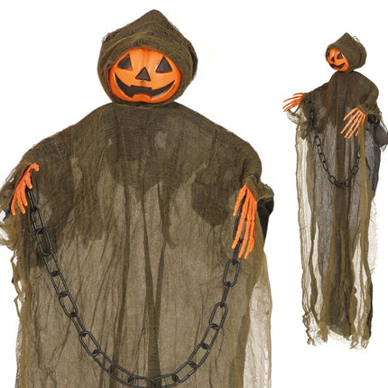 Halloween Pop Pompoen Geest 98cm van Fiestas Guirca koop je bij Partywinkel