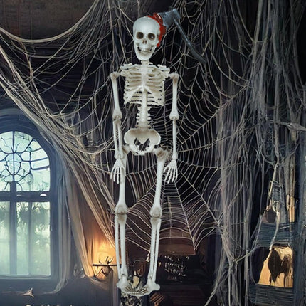 Halloween Hangdecoratie Skelet Met Bijl 40cm van Fiestas Guirca koop je bij Partywinkel