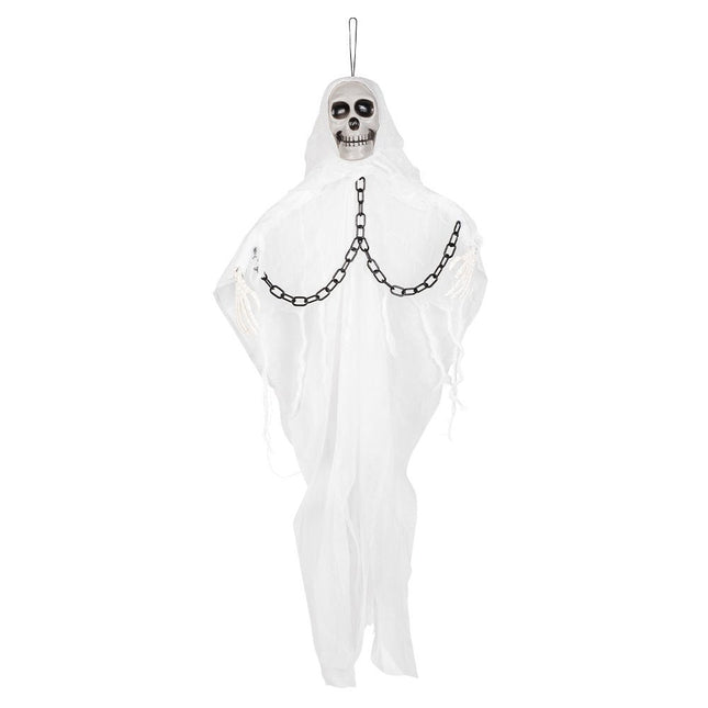 Halloween Hangdecoratie Wit Spook 60cm van Boland koop je bij Partywinkel