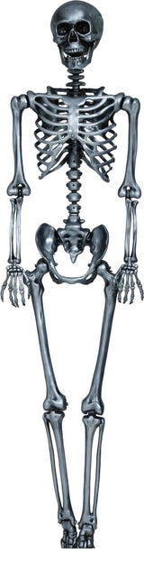 Halloween Hangdecoratie Zilver Skelet 90cm van Fiestas Guirca koop je bij Partywinkel