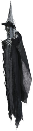 Halloween Pop Zwart Heks 1,3m van Fiestas Guirca koop je bij Partywinkel