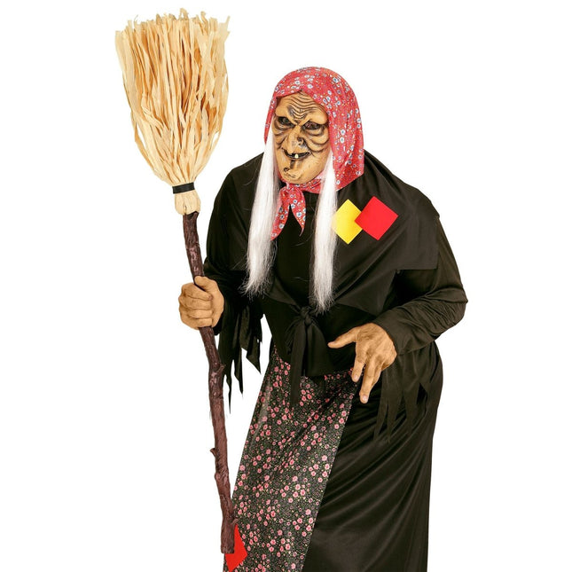 Halloween Heksenbezem 1,25m van Widmann koop je bij Partywinkel
