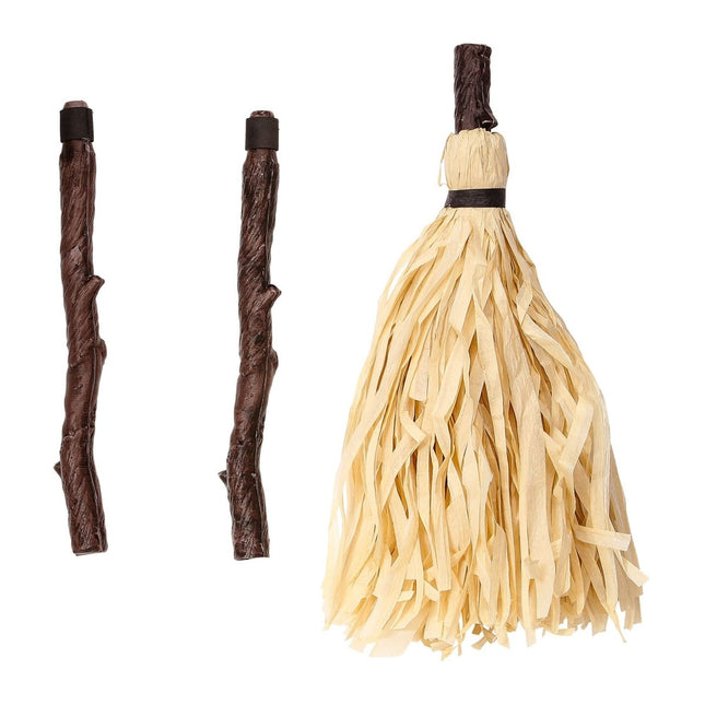 Halloween Heksenbezem 1,25m van Widmann koop je bij Partywinkel
