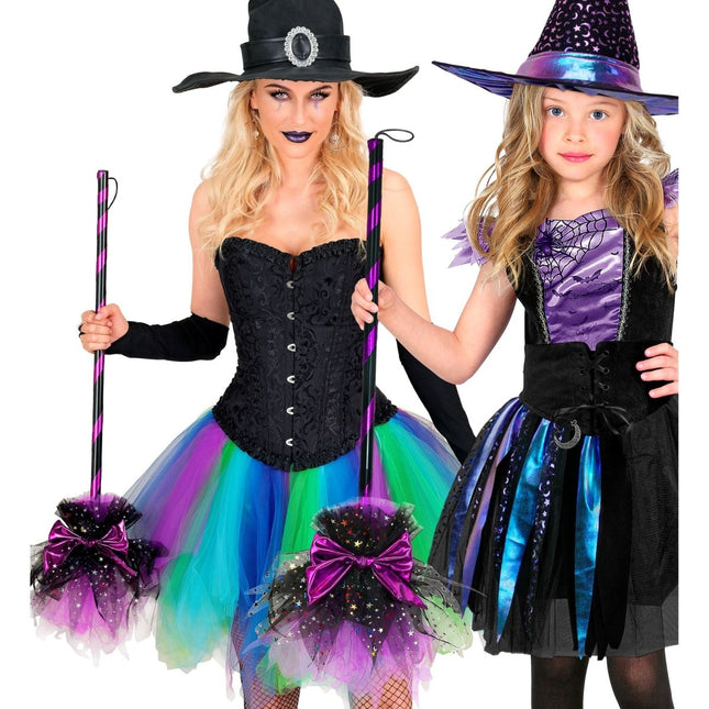 Halloween Heksenbezem 85cm van Widmann koop je bij Partywinkel