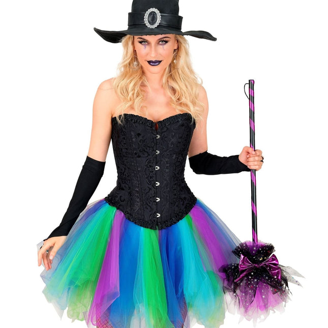 Halloween Heksenbezem 85cm van Widmann koop je bij Partywinkel