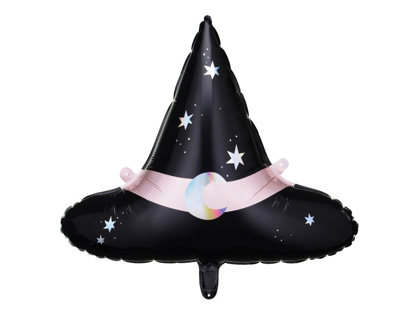 Halloween Helium Ballon Heksenhoed Leeg 57,5cm van Partydeco koop je bij Partywinkel