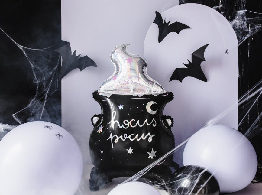 Halloween Helium Ballon Ketel Leeg 1,9m van Partydeco koop je bij Partywinkel