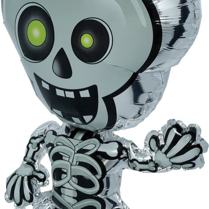 Halloween Helium Ballon Skelet Leeg 65cm van Fiestas Guirca koop je bij Partywinkel