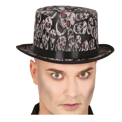 Halloween Hoed Met Schedels van Fiestas Guirca koop je bij Partywinkel