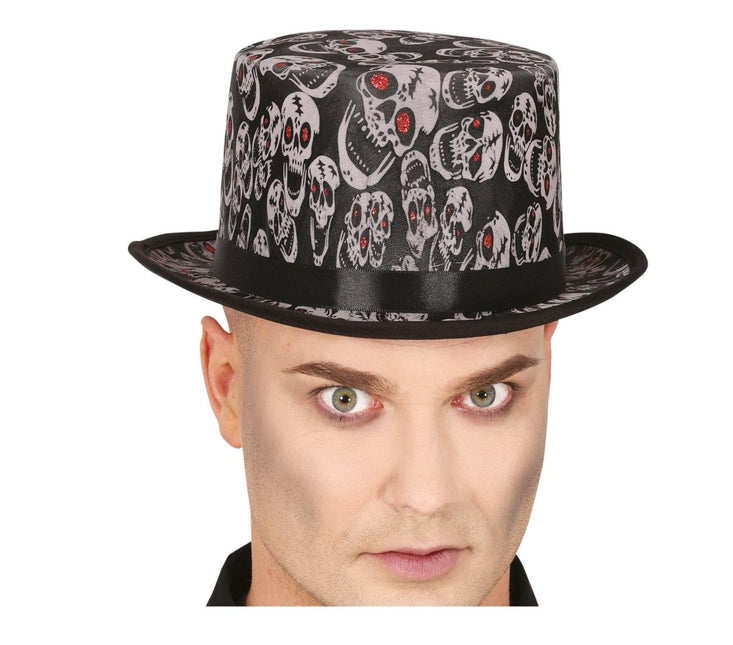 Halloween Hoed Met Schedels van Fiestas Guirca koop je bij Partywinkel