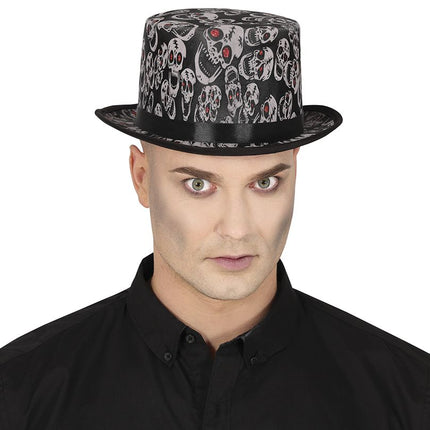 Halloween Hoed Met Schedels van Fiestas Guirca koop je bij Partywinkel