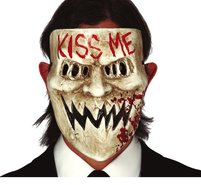 Halloween Horror Kiss Me Masker van Fiestas Guirca koop je bij Partywinkel