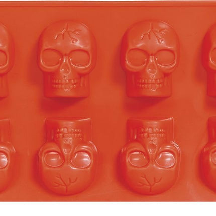 Halloween Ijsblokjesvorm Doodshoofden 21cm van Fiestas Guirca koop je bij Partywinkel