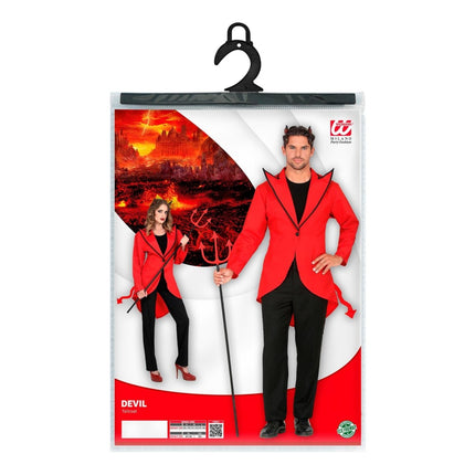 Halloween Jas Rood Duivel van Widmann koop je bij Partywinkel