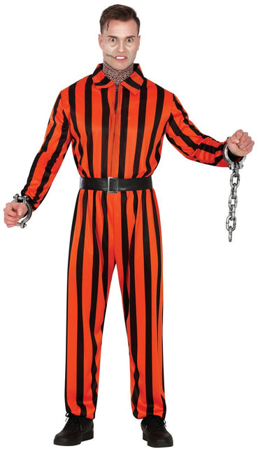 Halloween Jumpsuit Heren Harlekijn Gevangene van Fiestas Guirca koop je bij Partywinkel
