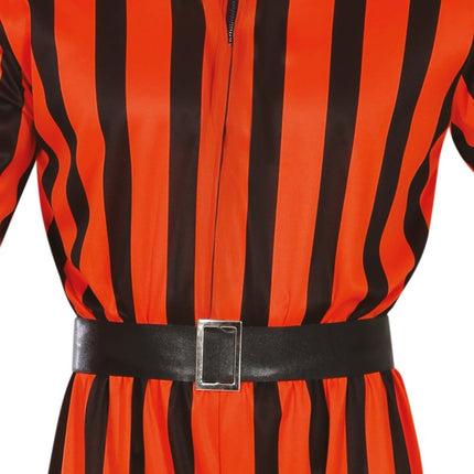 Halloween Jumpsuit Heren Harlekijn Gevangene van Fiestas Guirca koop je bij Partywinkel