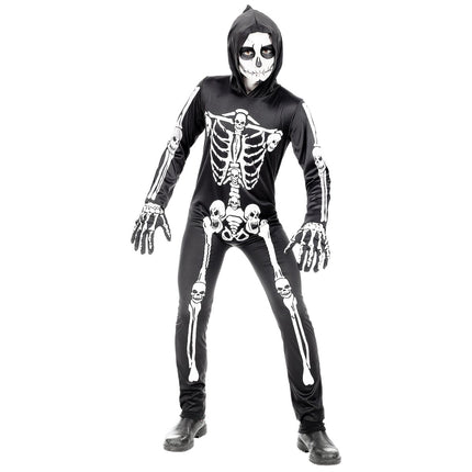 Halloween Jumpsuit Kind Skelet van Widmann koop je bij Partywinkel