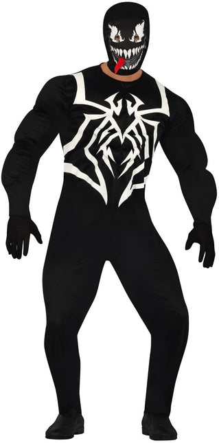 Halloween Jumpsuit Zwart Heren Creepy van Fiestas Guirca koop je bij Partywinkel