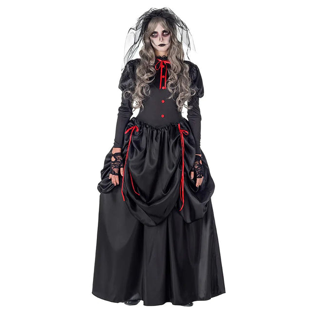 Halloween Jurk Dames Black Widow van Boland koop je bij Partywinkel