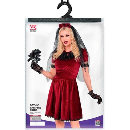 Halloween Jurk Dames Gothic Vampierbruid van Widmann koop je bij Partywinkel