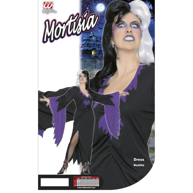 Halloween Jurk Dames Mortisia van Widmann koop je bij Partywinkel