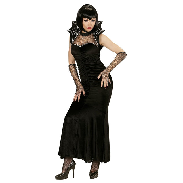 Halloween Jurk Dames Spiderella van Widmann koop je bij Partywinkel