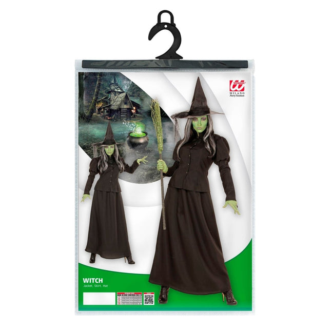 Halloween Jurk Dames Sprookjes Heks van Widmann koop je bij Partywinkel