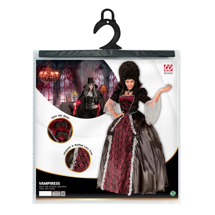 Halloween Jurk Dames Vampier 4 delig van Widmann koop je bij Partywinkel