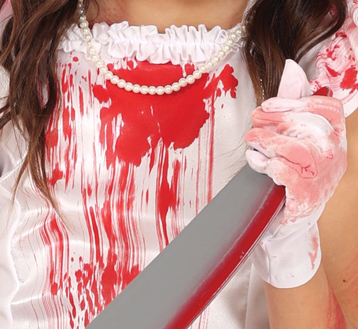 Halloween Jurk Meisje Met Bloed van Fiestas Guirca koop je bij Partywinkel