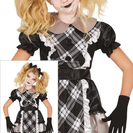 Halloween Jurk Meisje Porseleinen Pop van Fiestas Guirca koop je bij Partywinkel