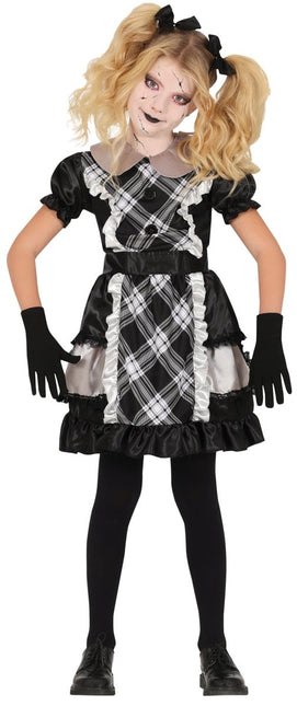 Halloween Jurk Meisje Porseleinen Pop van Fiestas Guirca koop je bij Partywinkel